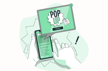 Akıllı telefonda gezinen bir kullanıcıya gösterilen, 'Büyük İndirim' etiketli bir pop-up bildirimi. Görsel, WordPress popup eklentilerinin önemini ve dönüşüm artırma gücünü simgeliyor.