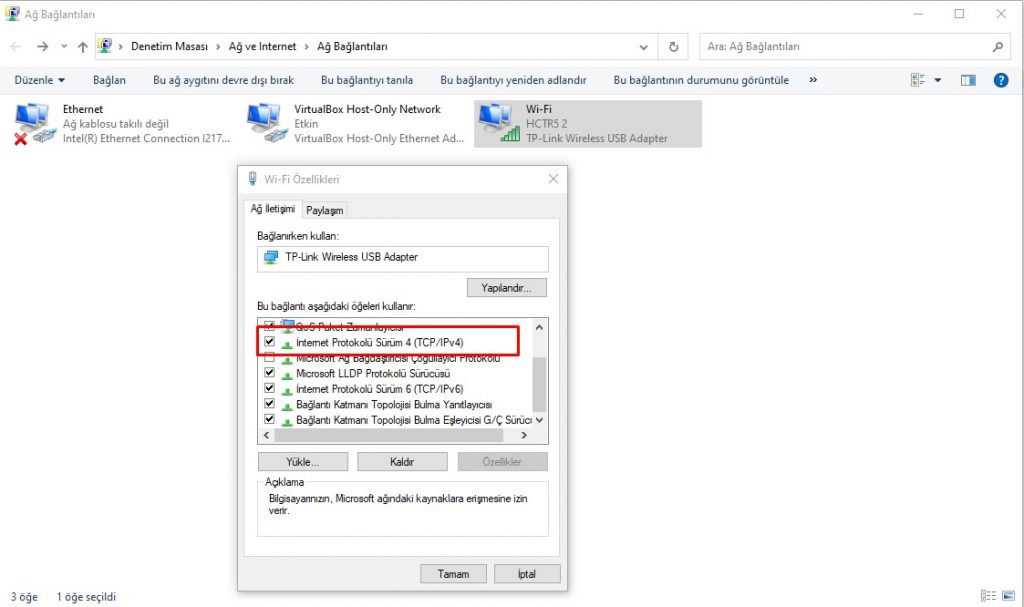 Windows Cihazlarda DNS Değiştirme