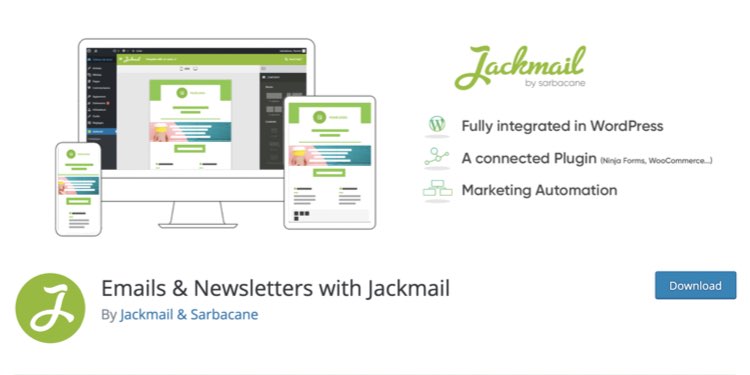 Emails & Newsletters with Jackmail 