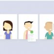 Buyer persona analizi için oluşturulmuş, farklı müşteri segmentlerini temsil eden üç kurgusal karakter. Yanlarındaki listeler, demografik özelliklerinin ve ihtiyaçlarının onaylandığını gösteriyor.