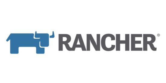 Mavi bir boğa simgesi ve gri metin içeren Rancher logosu. Bu logo, makalede açıklanan Kubernetes için çok kümeli konteyner yönetim platformunu simgeler.