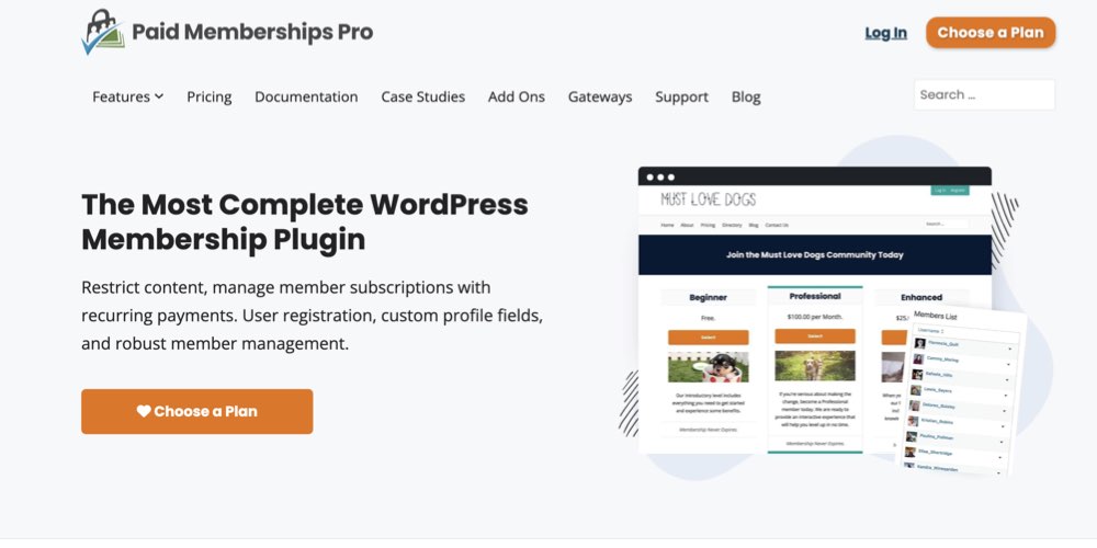 Paid Membership Pro