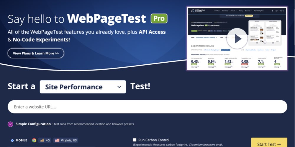 WebPageTest