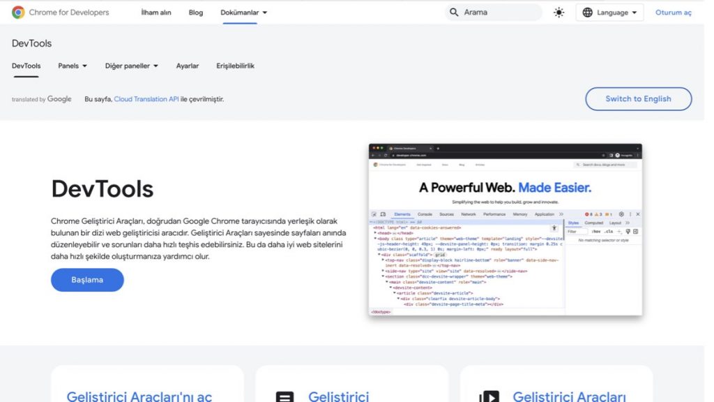 Chrome Developer Tools