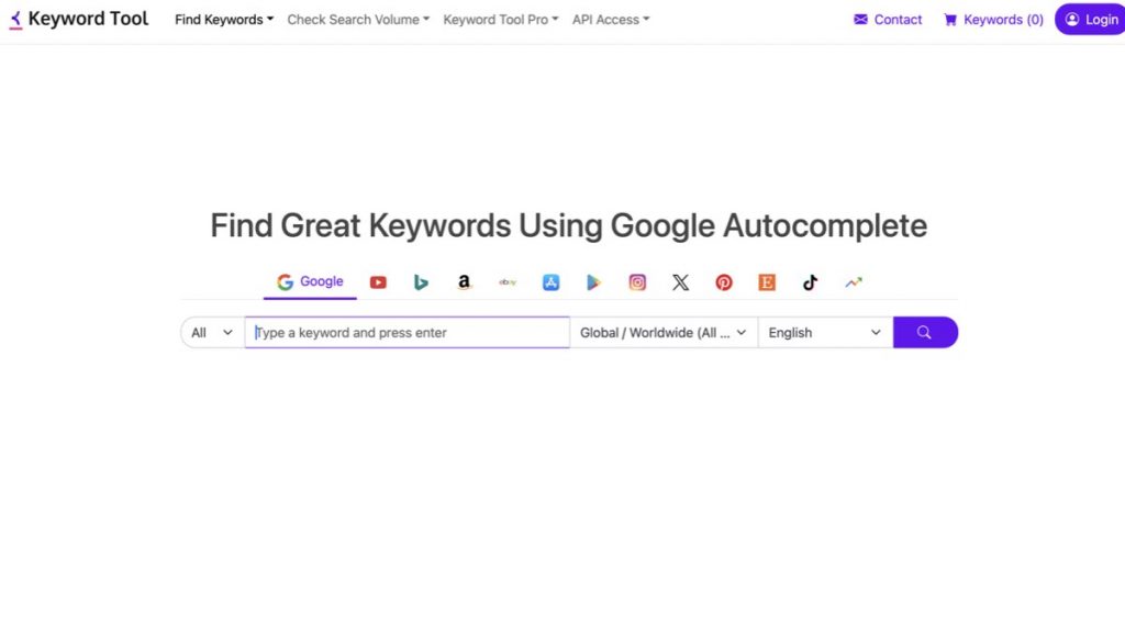 Keywordtool.io