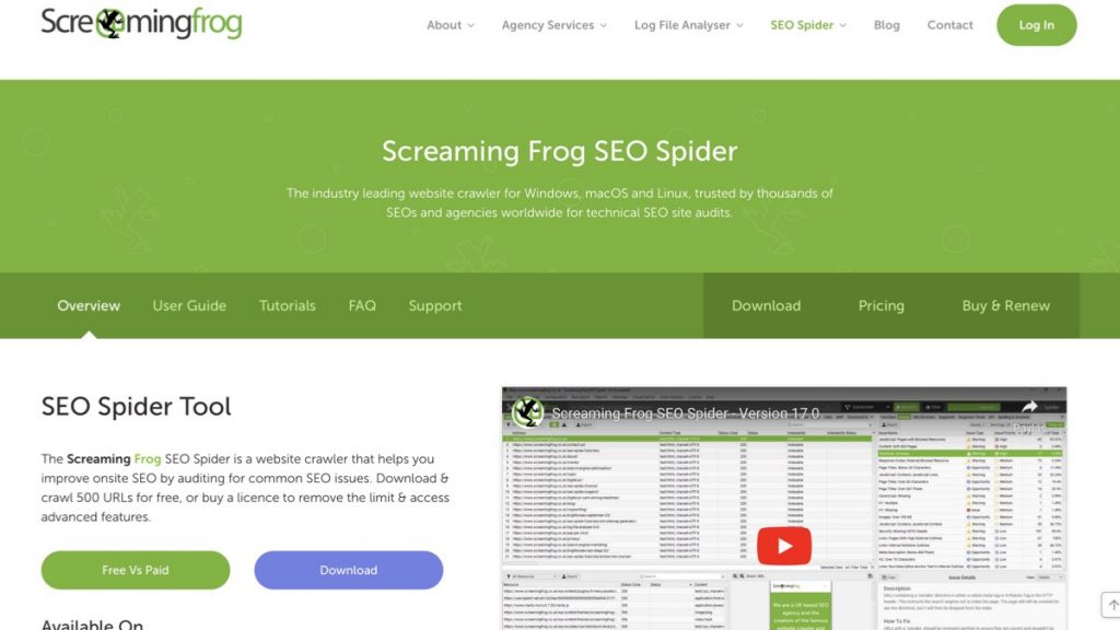 Screaming Frog
