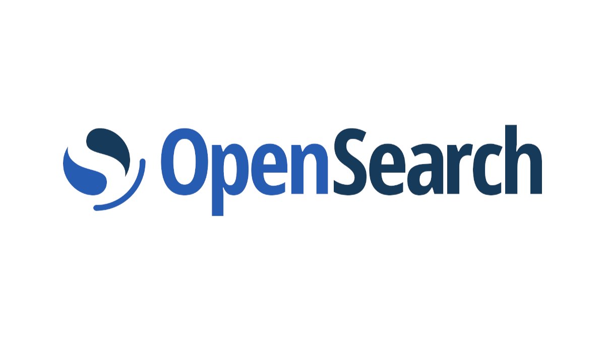 Makalede avantajları anlatılan açık kaynaklı arama ve analiz motoru OpenSearch'in, girdap benzeri simgesiyle birlikte mavi renkli resmi logosu.