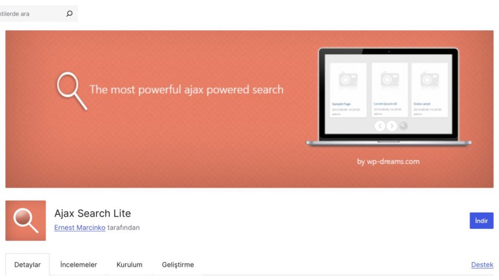 Ajax Search Lite