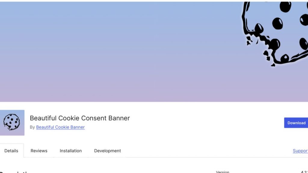 Beautiful Cookie Consent Banner