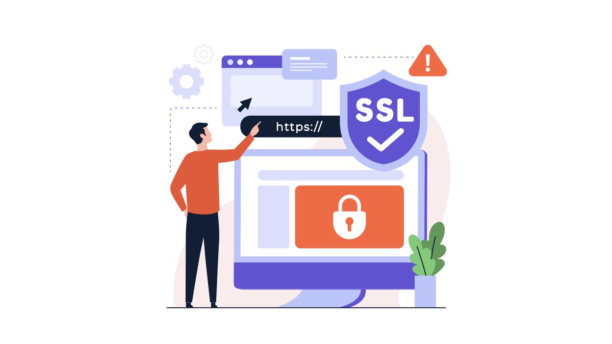 WordPress SSL eklentisi kuran bir kullanıcı, tarayıcıda HTTPS protokolünü etkinleştiriyor. Ekranda güvenliği simgeleyen asma kilit ve onay işaretli SSL kalkanı beliriyor.