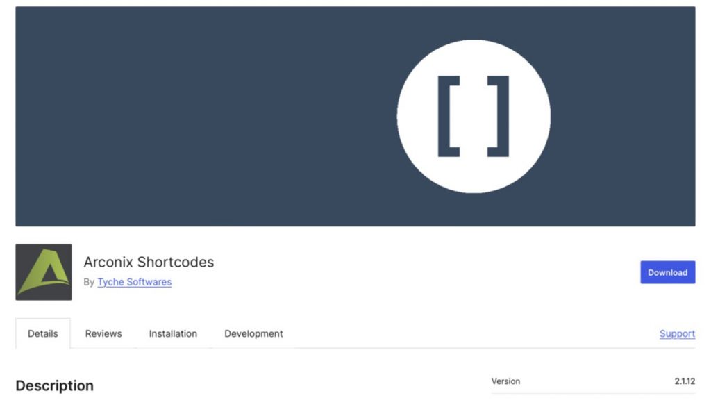 Arconix Shortcodes
