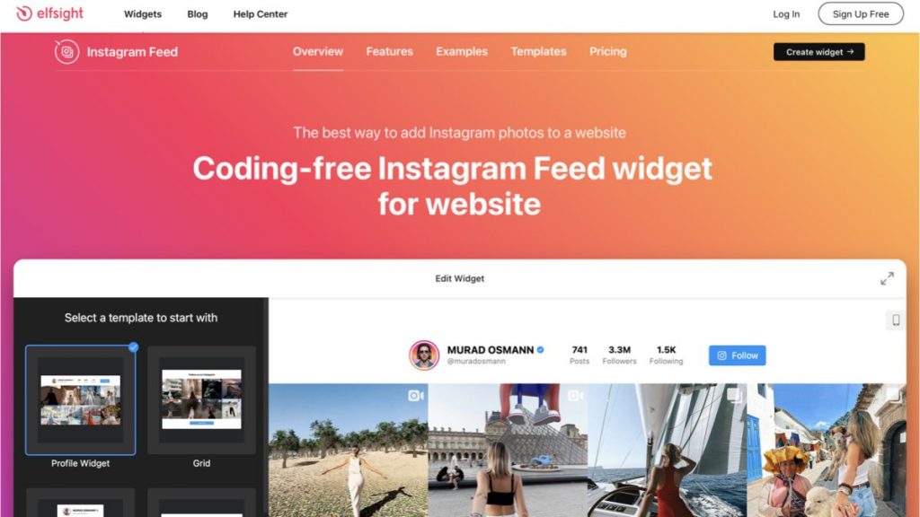 Elfsight Instagram Feed
