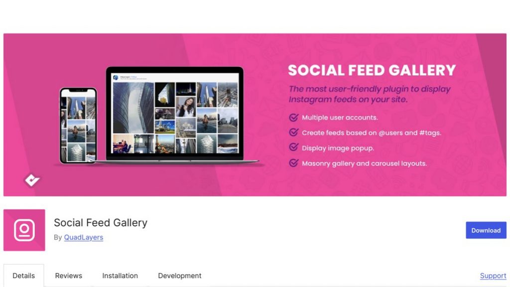 Social Feed Gallery