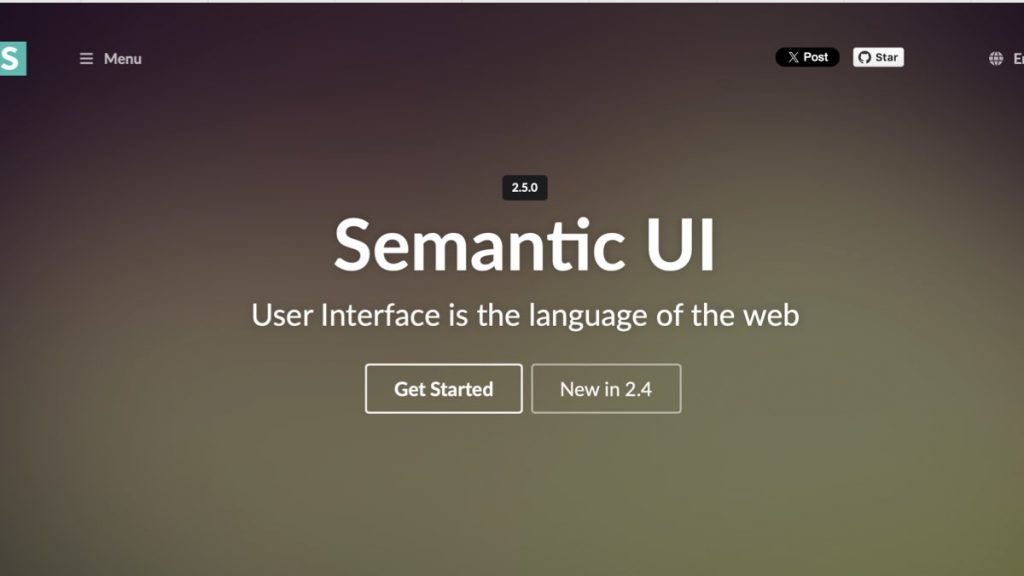 Semantic-UI