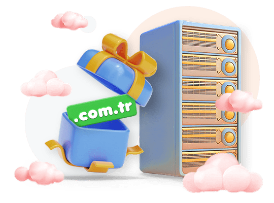 Tüm Hosting Paketlerinde .COM.TR Domain Hediye